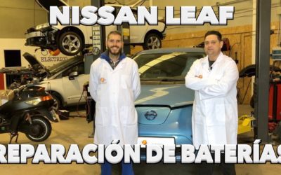 Arreglando las baterías de un Nissan Leaf de 24kWh de primera generación