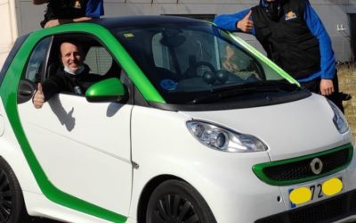Donación de un Smart ED a la Fundación para la Movilidad Eléctrica en España